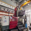 台湾原装福裕3028龙门加工中心发那科18i系统两硬一线.